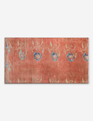 Vintage Turkish Hand-Knotted Wool Mini Rug No. 331, 1'7