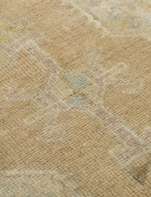 Vintage Turkish Hand-Knotted Wool Mini Rug No. 338, 1'4
