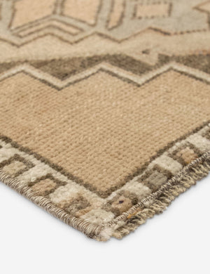 Vintage Turkish Hand-Knotted Wool Mini Rug No. 343, 1'5