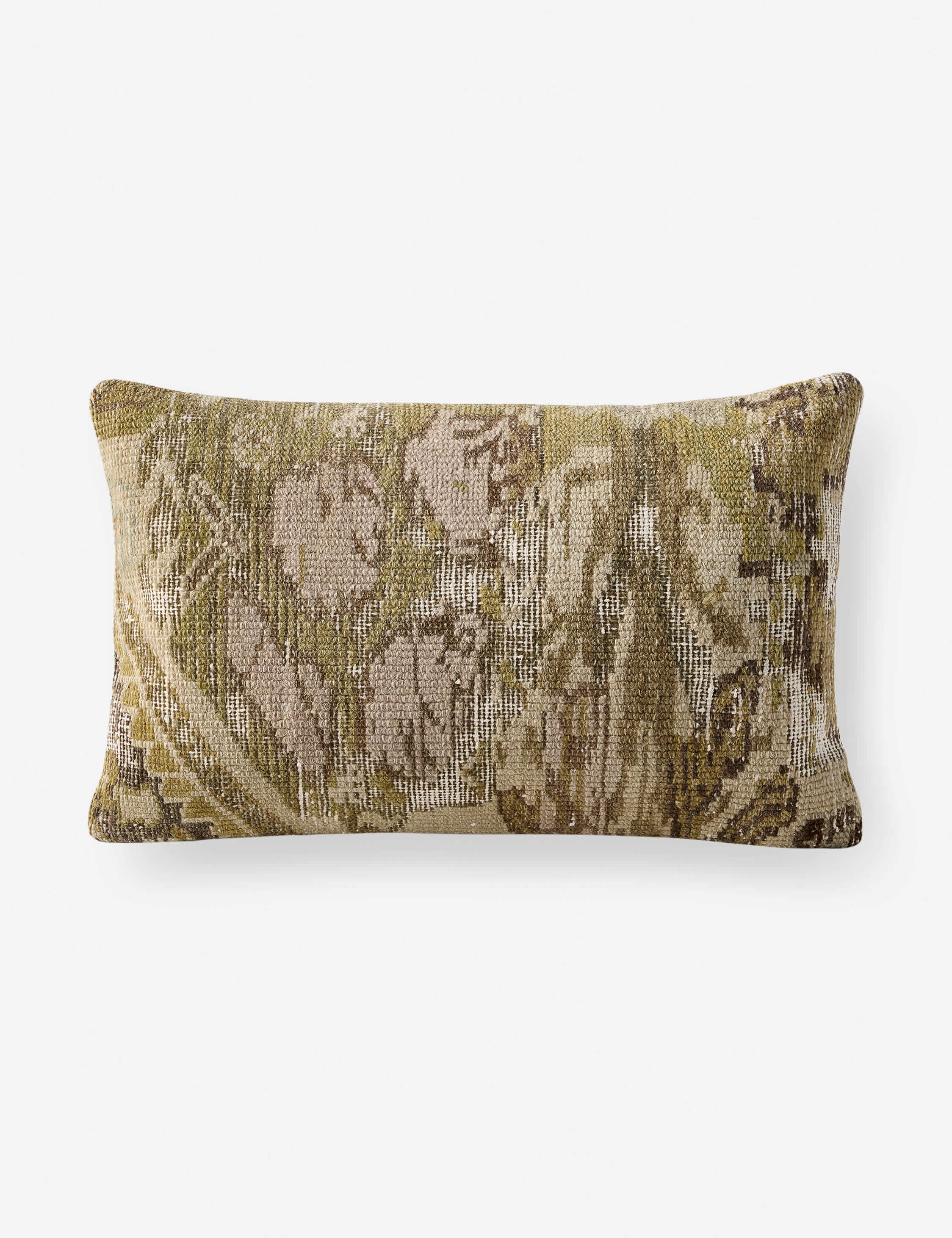 Vintage Lumbar Pillow No. 430, 13" x 21"