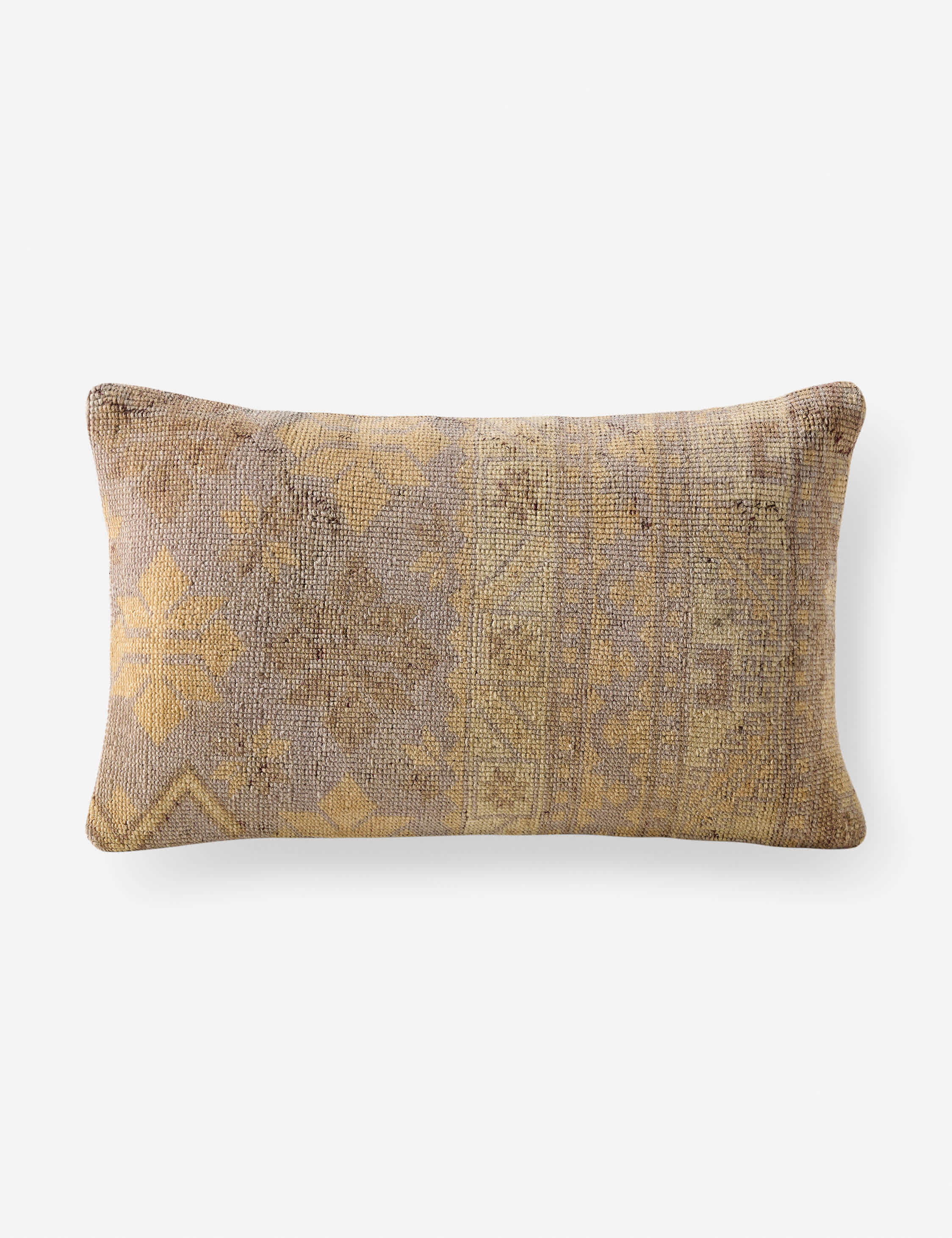Vintage Lumbar Pillow No. 431, 13" x 21"