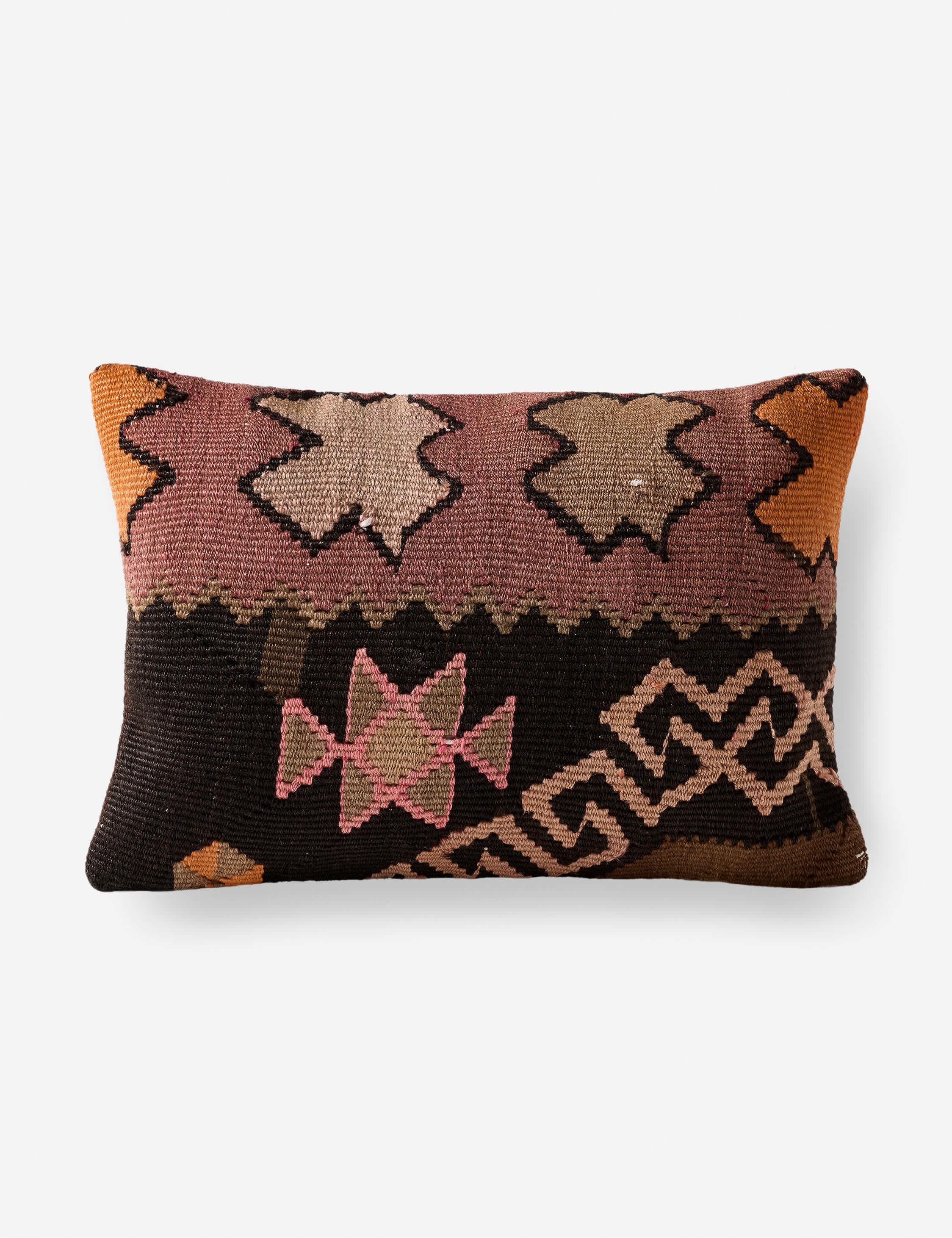 Vintage Lumbar Pillow No. 437, 14" x 20"