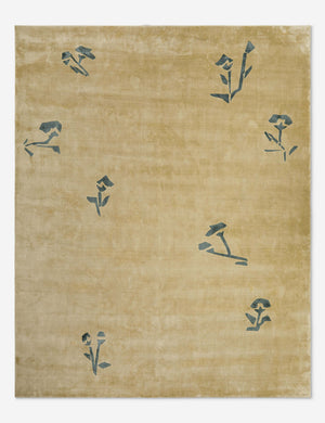 Ala Hand-Loomed Viscose Rug Swatch by Sarah Sherman Samuel, Green
