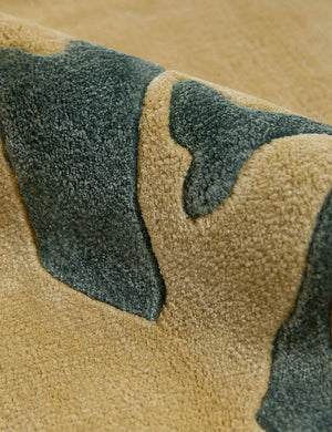 Ala Hand-Loomed Viscose Rug Swatch by Sarah Sherman Samuel, Green