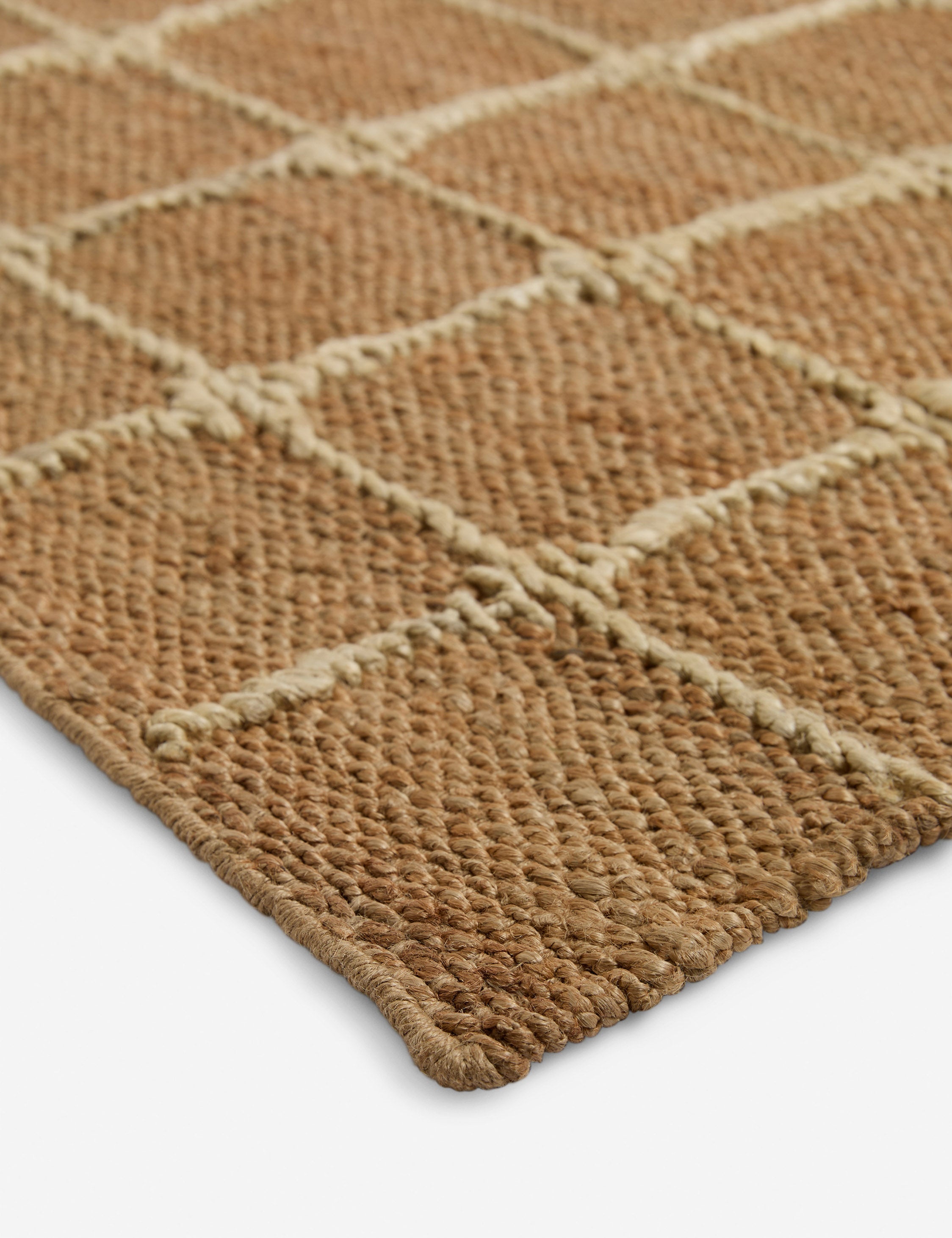 Beddow Flatweave Jute Rug Swatch by Jake Arnold, Natural
