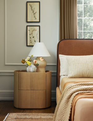 Open Box: Raphael Nightstand, Honey Oak