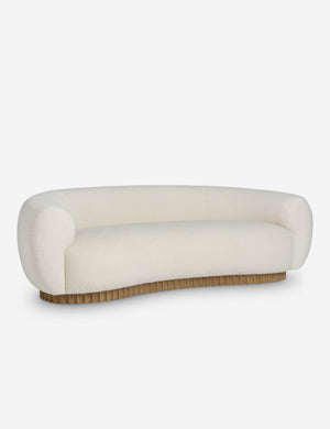 Open Box: Billow Sofa, Ivory Boucle by Sarah Sherman Samuel