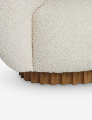Open Box: Billow Sofa, Ivory Boucle by Sarah Sherman Samuel