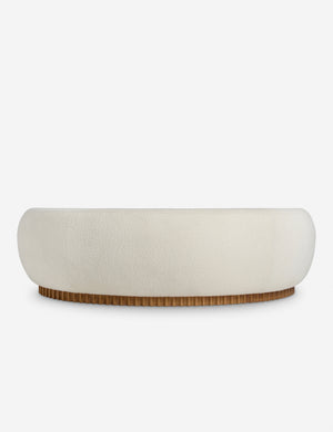 Open Box: Billow Sofa, Ivory Boucle by Sarah Sherman Samuel