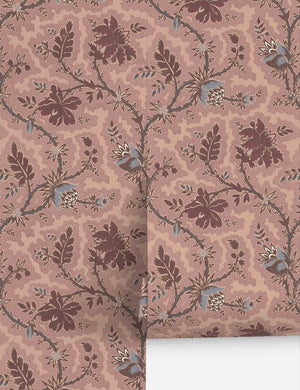 Brubeck Textile String Wallpaper Swatch, Blush