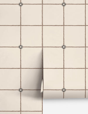 Caraby grid pattern Wallpaper by Jake Arnold