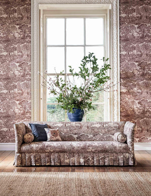 Highgrove Toile Wallpaper by Sanderson : Lichen