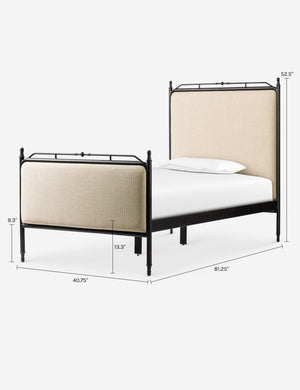 Leyla Platform Bed by Amber Lewis x Four Hands : Natural / Twin