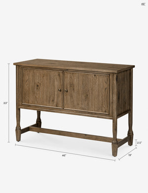 Bari Sideboard by Amber Lewis x Four Hands : Weathered Oak / 84