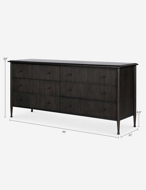 Eloise Dresser by Amber Lewis x Four Hands : Smoked Black
