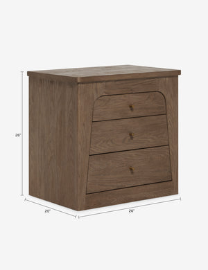Roussay Nightstand by DISC Interiors : Umber