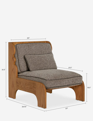 Valley Accent Chair by Sarah Sherman Samuel : Cafe Basket Boucle