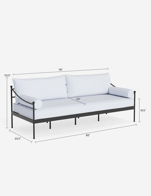 Leni Outdoor Sofa : Oat Sunbrella Play