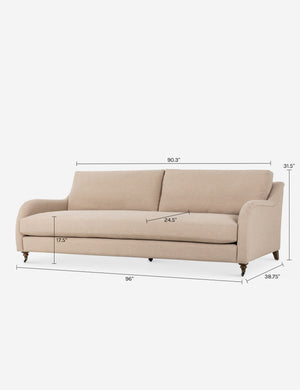 Lynne Sofa by Amber Lewis x Four Hands : Ochre