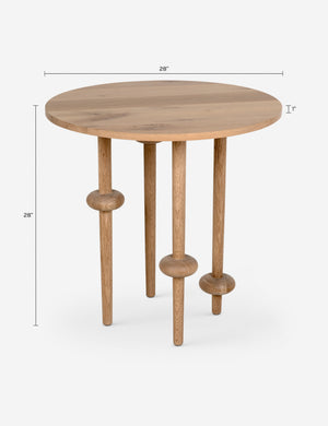 Bancroft Round Side Table : Black