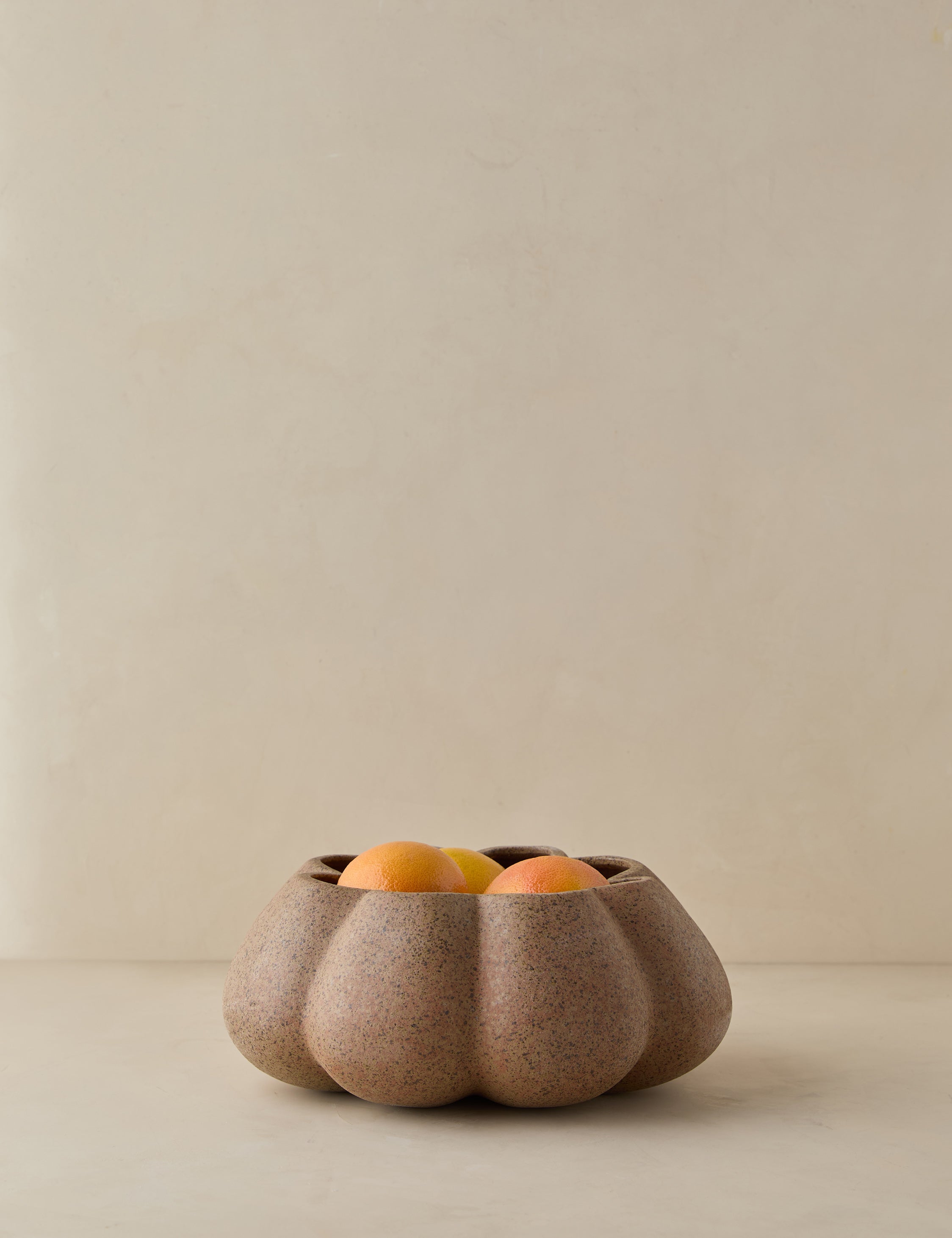 #color::sand-dune | Inaki scalloped ceramic bowl by Aimee Song