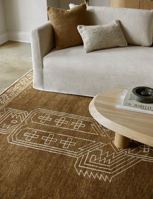 Velasquez Hand-Knotted Wool Rug Swatch, Moss