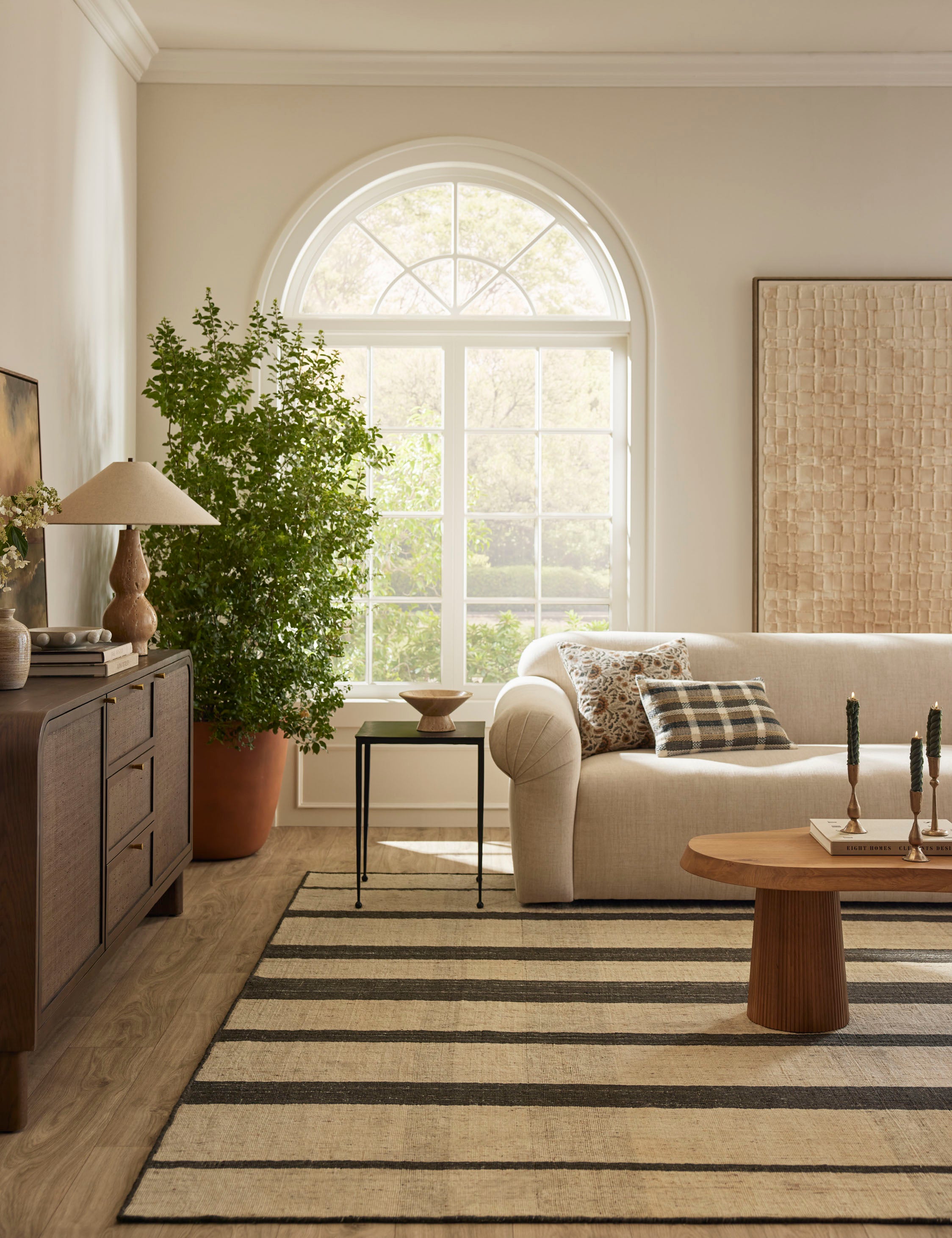 Maida Handwoven Wool-Blend Rug Swatch