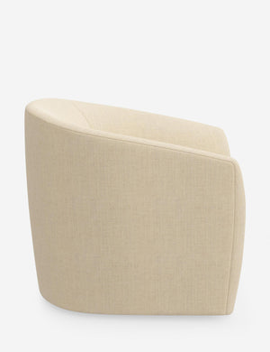 Open Box: Mayhew Swivel Chair, Natural Linen Weave