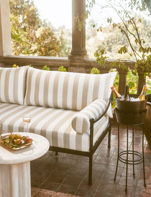 Leni Outdoor Sofa : Oat Sunbrella Play