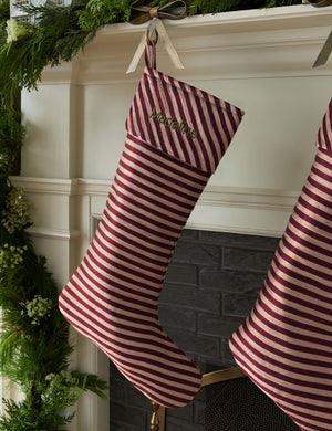 Talcott Striped Stocking : Gold & Champagne