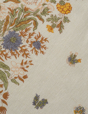 Presidio Linen Fabric Swatch by Heidi Caillier, Gilded Flora