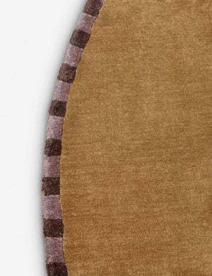 Rajaa Hand-Loomed Viscose Rug Swatch, Goldenrod by Sarah Sherman Samuel
