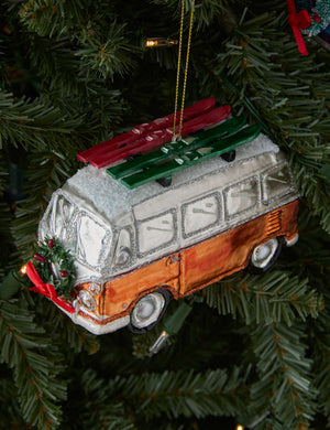 Retro Cruisers Glass Ornaments (Set of 4)
