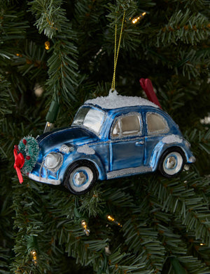 Retro Cruisers Glass Ornaments (Set of 4)