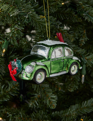 Retro Cruisers Glass Ornaments (Set of 4)