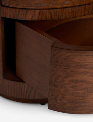 Open Box: Ripple Nightstand, Vintage Brown by Sarah Sherman Samuel