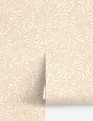 Honeysuckle Wallpaper by Scalamandre, Driftwood - Swatch