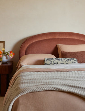 Tiger Jacquard Bolster Pillow by Sarah Sherman Samuel : Gold