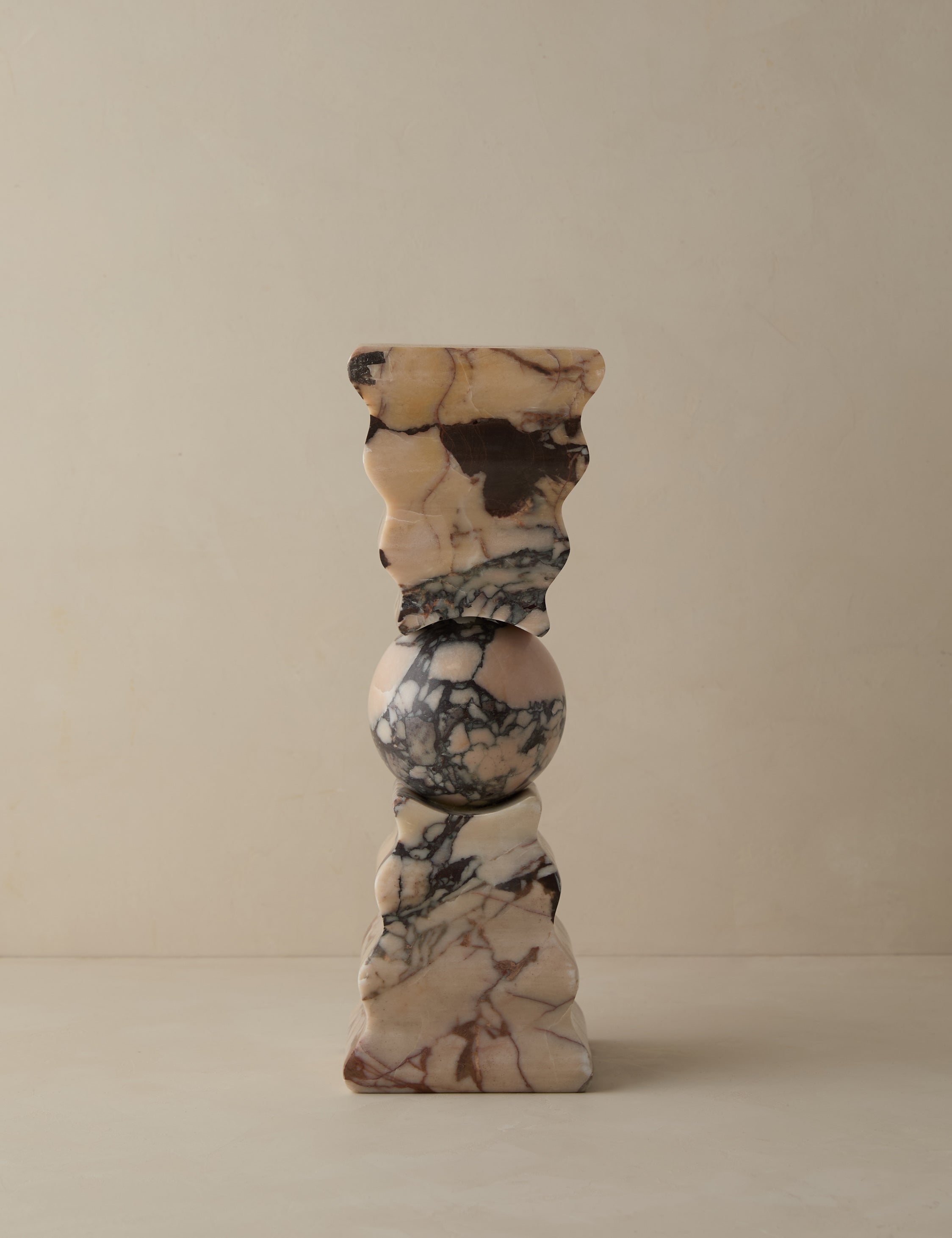 #color::pink | Sachia sculptural marble column