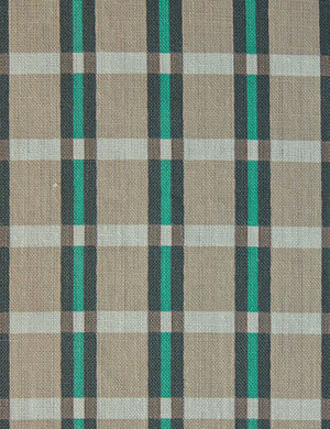 Sadie Linen Fabric Swatch by Annie Coop, Green