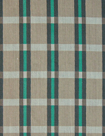 Sadie Linen Fabric Swatch by Annie Coop, Green