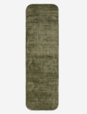 Sutton Hand-Loomed Rug Swatch by Aimee Song, Deep Sage