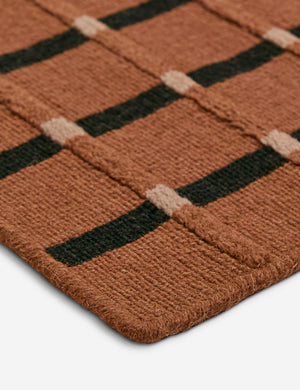 Thara Hand-Loomed Wool Rug Swatch, Blush