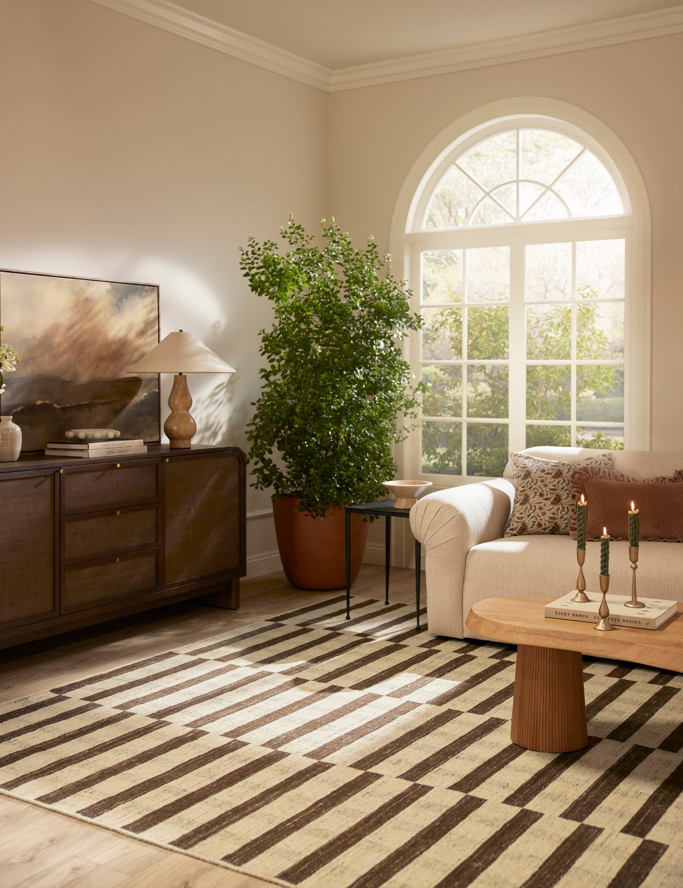 Tieran Handwoven Wool-Blend Rug Swatch