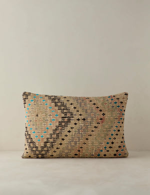 Vintage Lumbar Pillow No. 374, 16