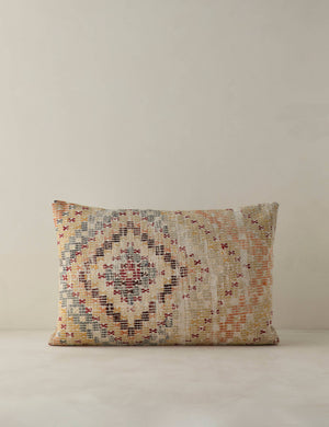 Vintage Lumbar Pillow No. 377, 16