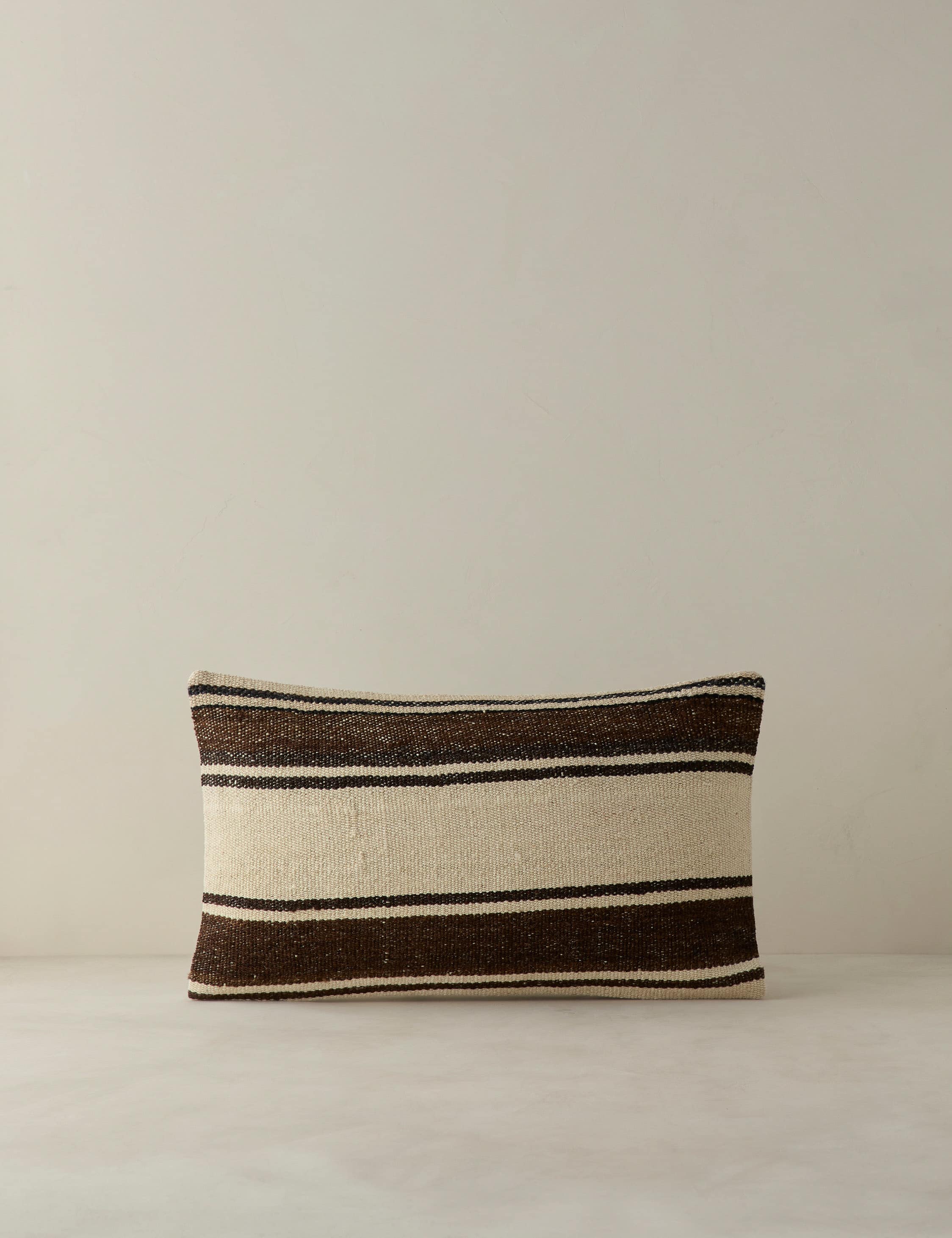 Vintage Lumbar Pillow No. 421, 12" x 20"