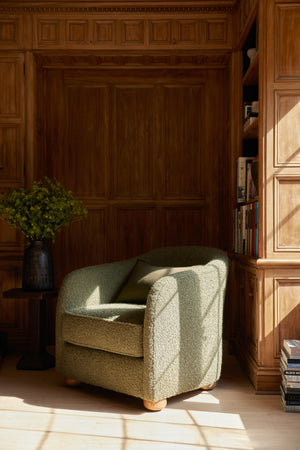 Faro Accent Chair by DISC Interiors : Denim Vintage Velvet