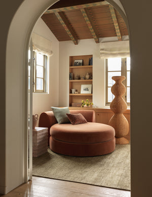 Buckley Modular Media Lounger : Ivory Modern Boucle