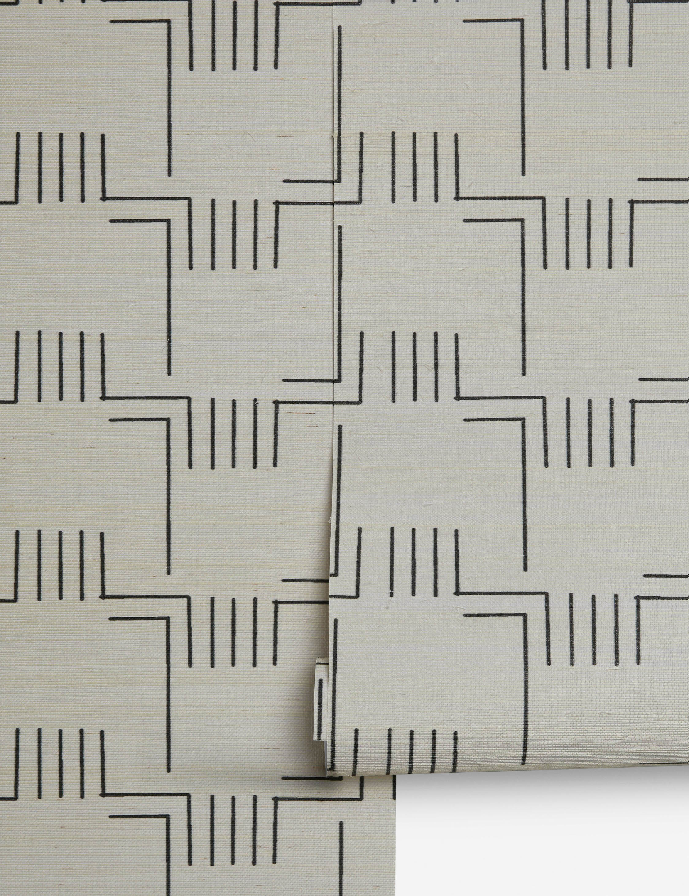 #color::natural | Mesa Grasscloth Wallpaper by Élan Byrd